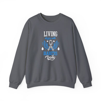 "Living Strong With Diabetes Daily" Sweatshirt