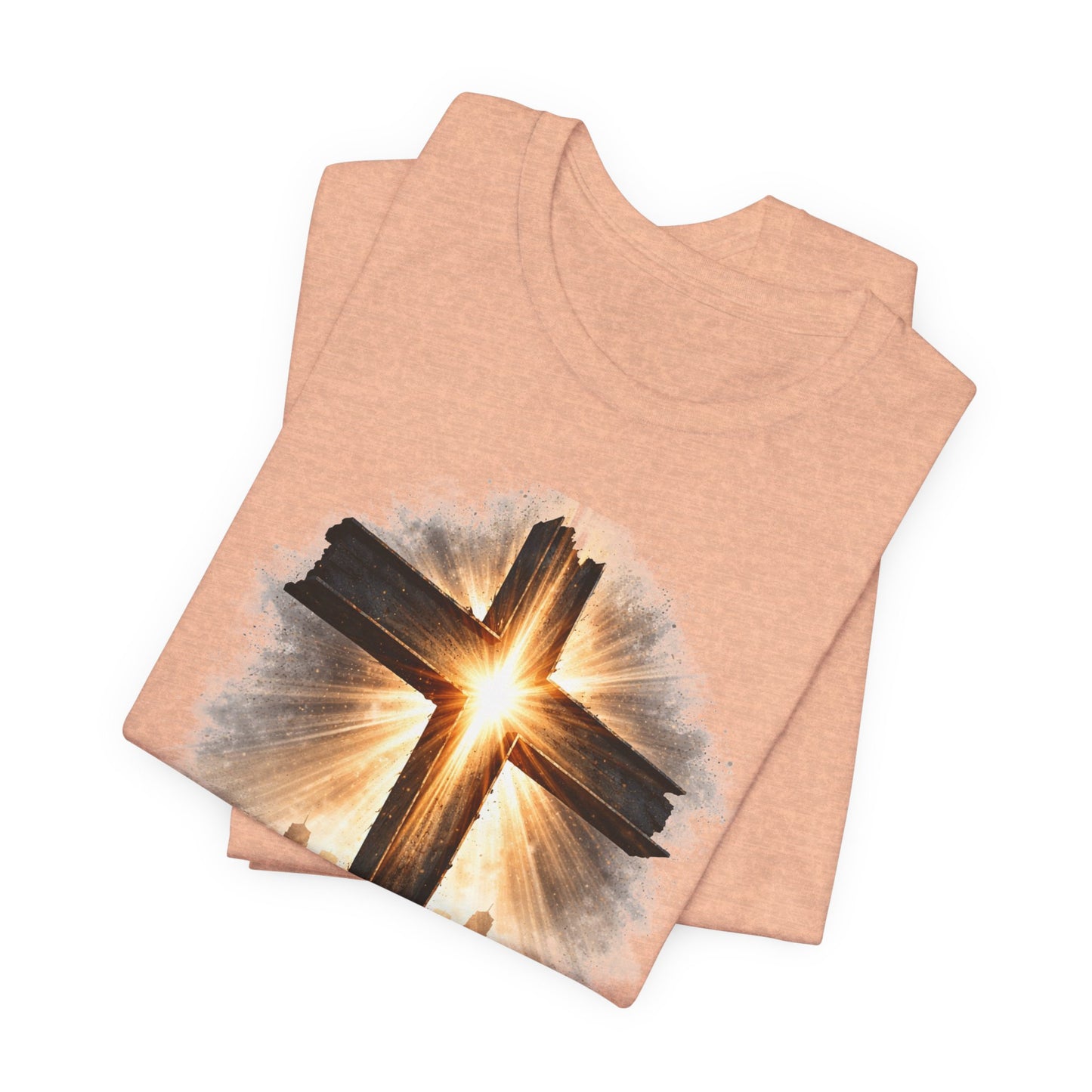 9/11 Never Forget T‑Shirt - Cross Memorial Tee