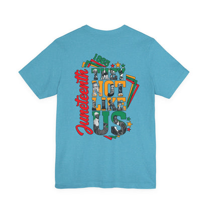 Juneteenth "They Not Like Us" Graphic Tee — Juneteenth Celebration T-Shirt