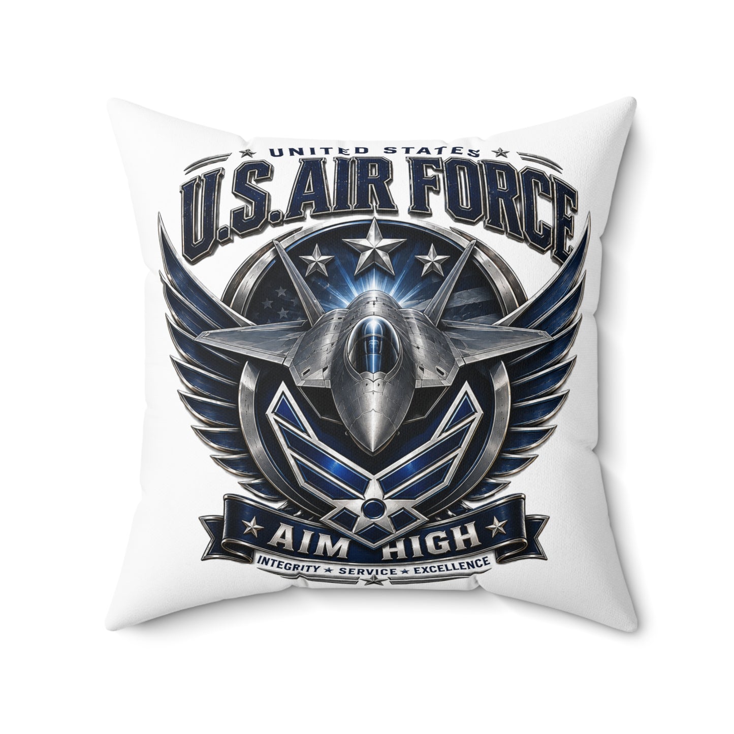 U.S. Air Force 'Aim High' Decorative Throw Pillow