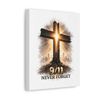9/11 Never Forget Canvas Wall Art