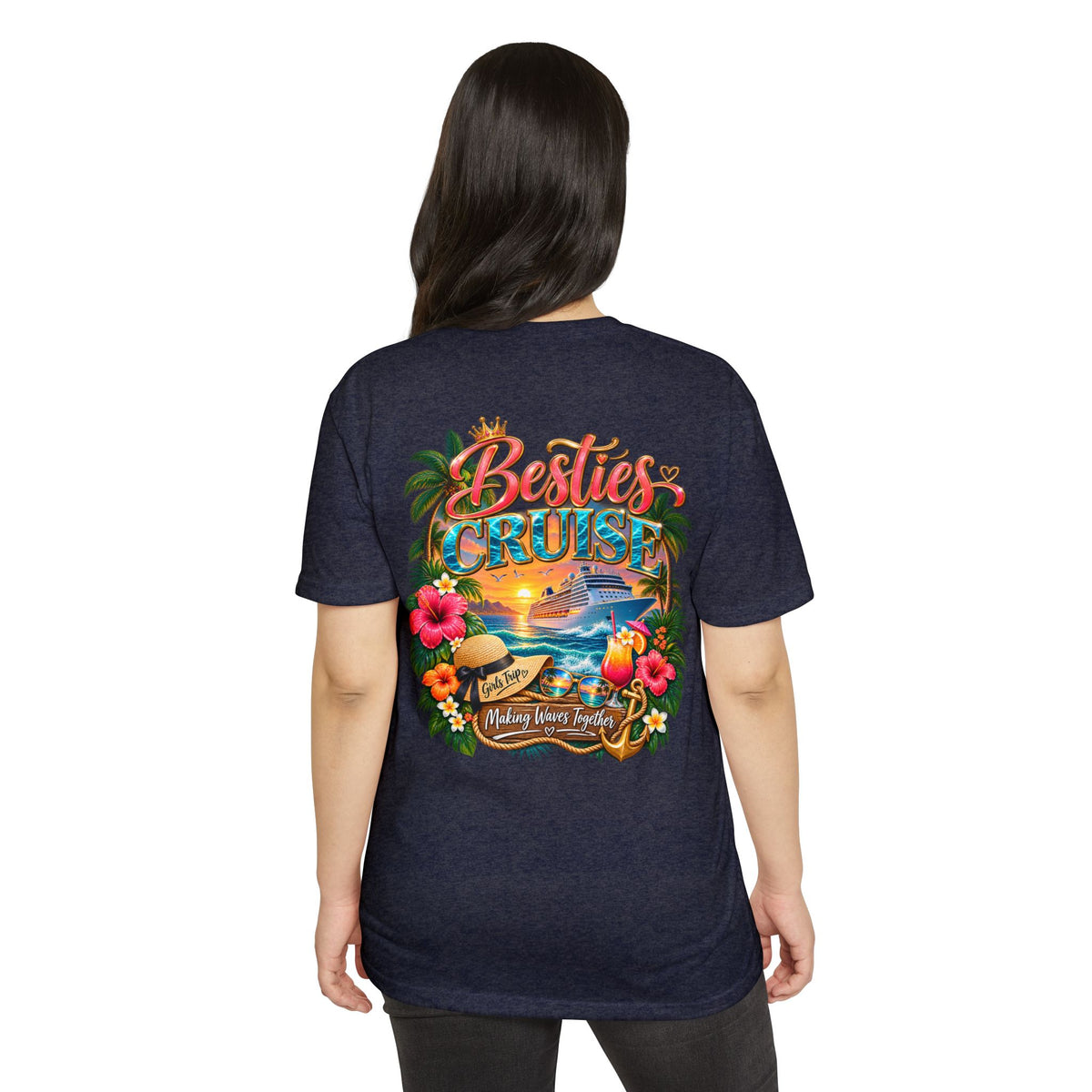 Besties Cruise T-Shirt – Tropical Friends Vacation Tee