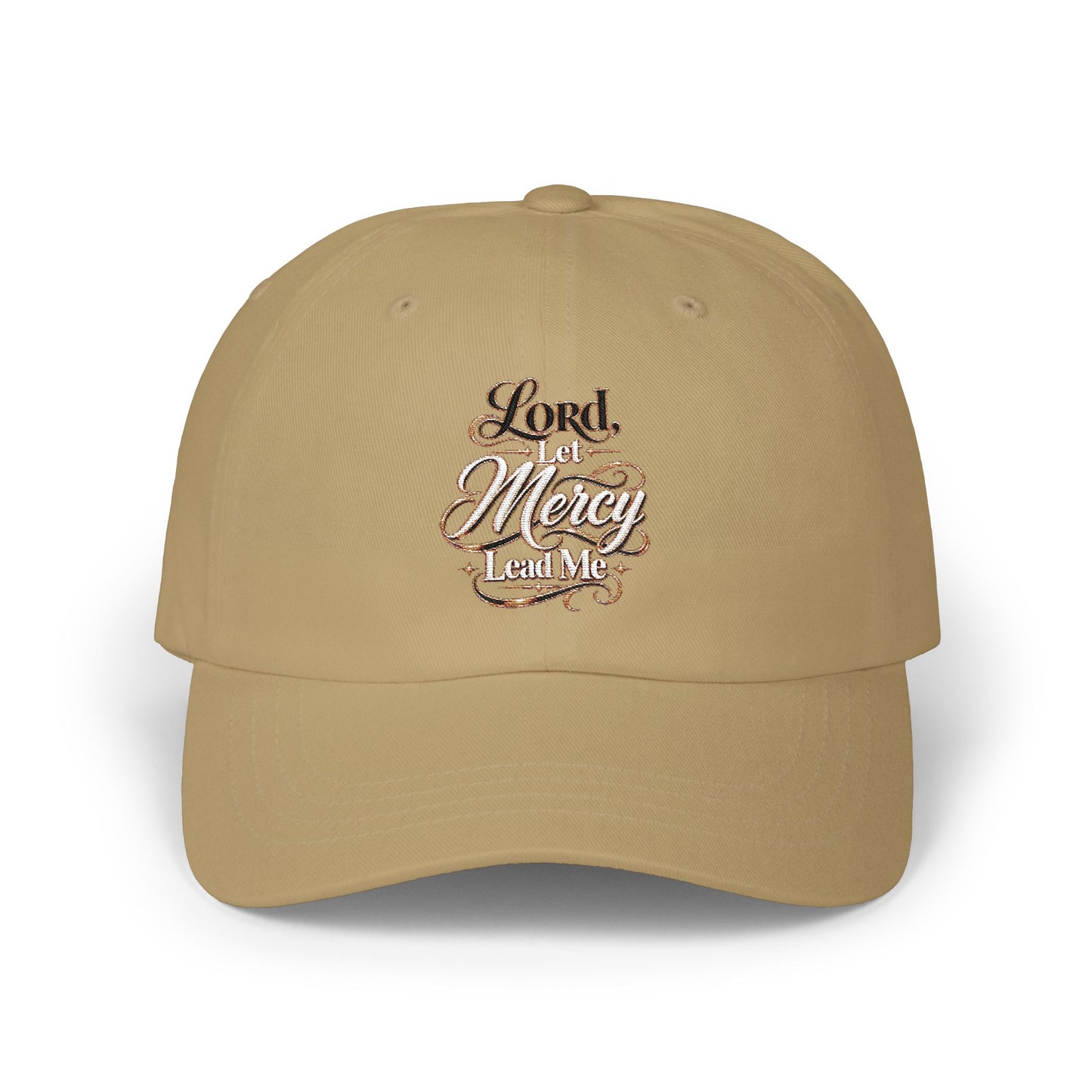 Dad Cap — "Lord Have Mercy" Script Embroidered Baseball Hat