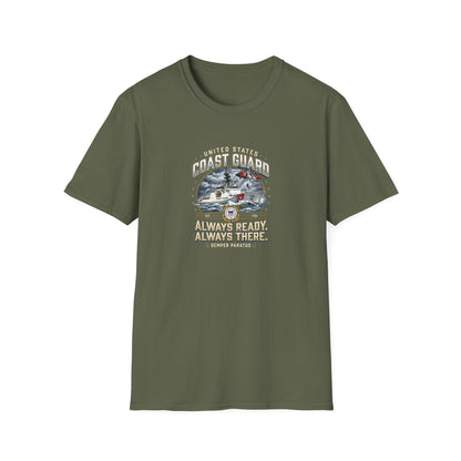 Coast Guard Rescue Always Ready, Always There T-shirt