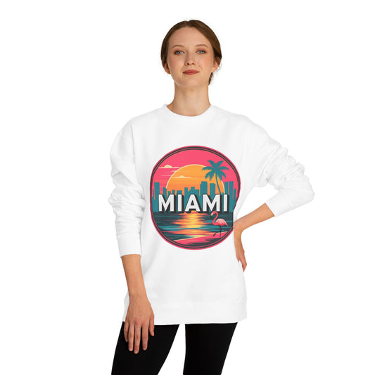 Miami Sunset Crewneck Sweatshirt