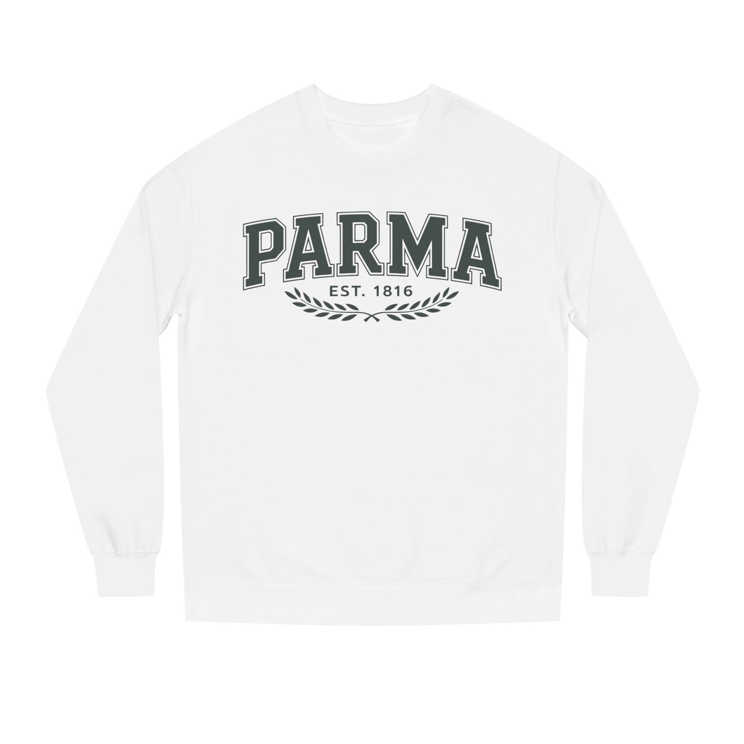 Parma Vintage Crewneck Sweatshirt — 'PARMA EST. 1816' Collegiate Pullover