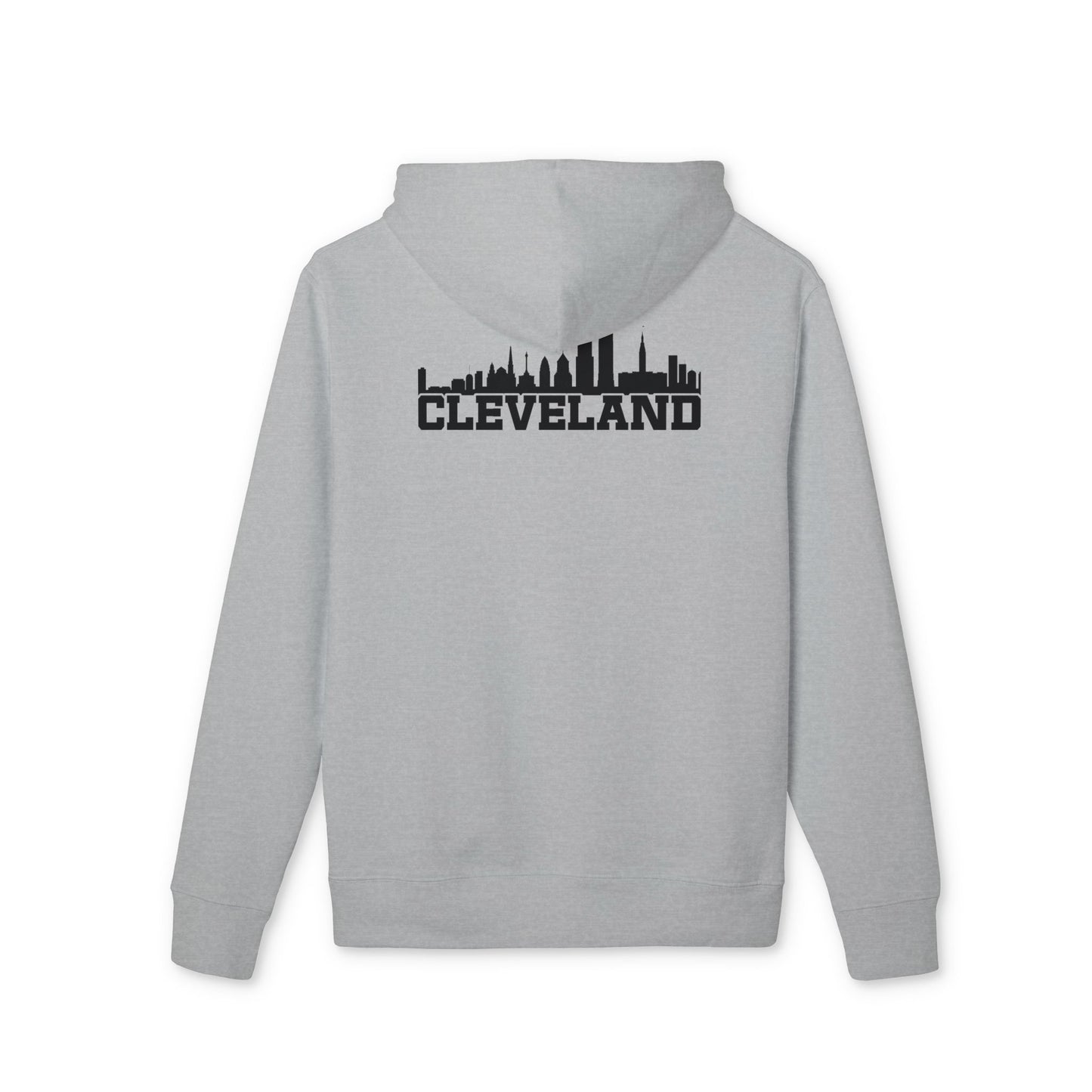 Cleveland Skyline Hoodie — City Skyline Sweatshirt with 'CLEVELAND' Text