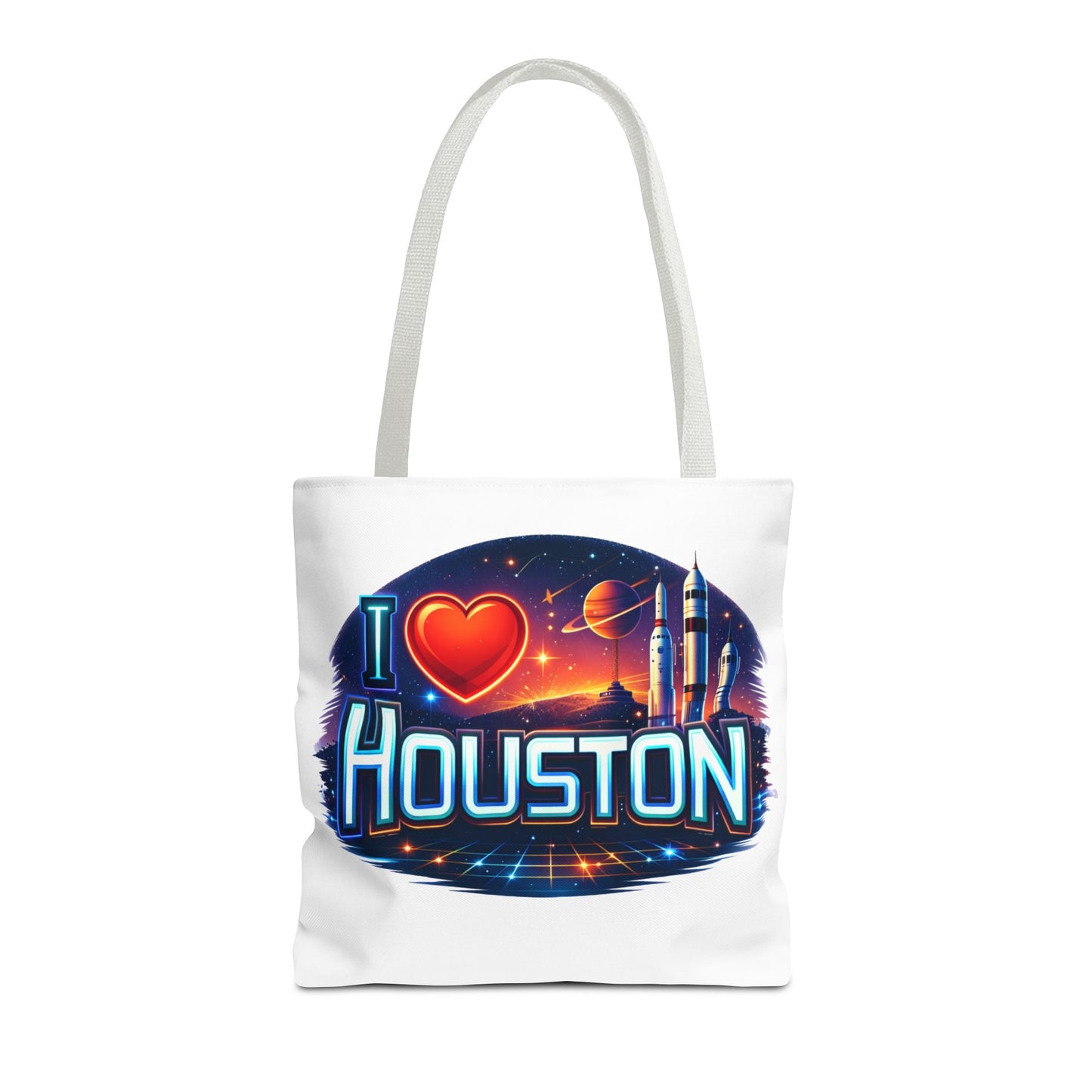 I  Houston Retro Space Tote Bag