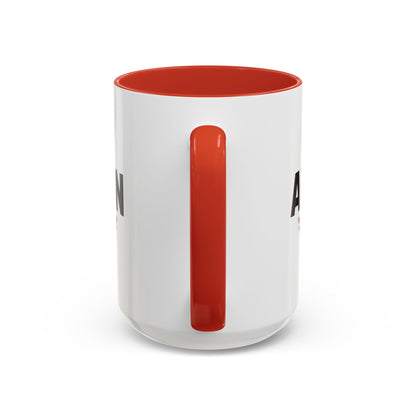 Akron Est. 1825 Accent Coffee Mug — Vintage City Pride Ceramic Mug