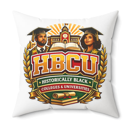 HBCU Crest Pillow — Historically Black Colleges & Universities Decorative Throw Pillow