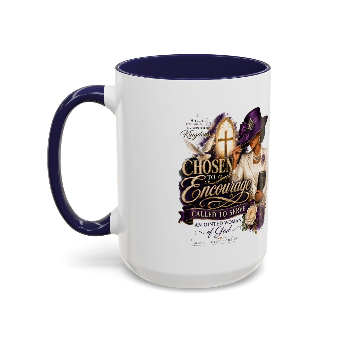 Chosen to Encourage Coffee Mug — Christian Woman Faith Gift (11/15oz)