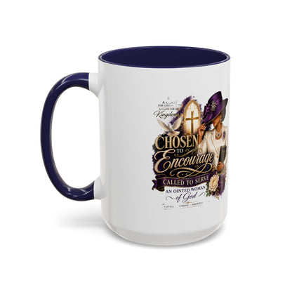 Chosen to Encourage Coffee Mug — Christian Woman Faith Gift (11/15oz)