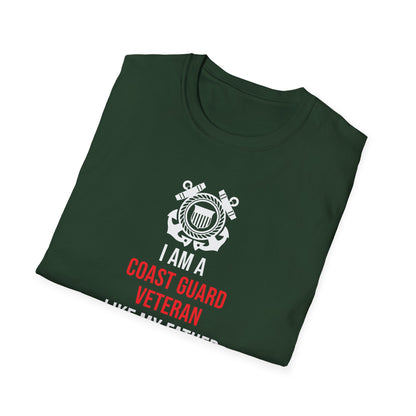 I Am A Coast Guard Veteran Like My Father Before Me T-Shirt