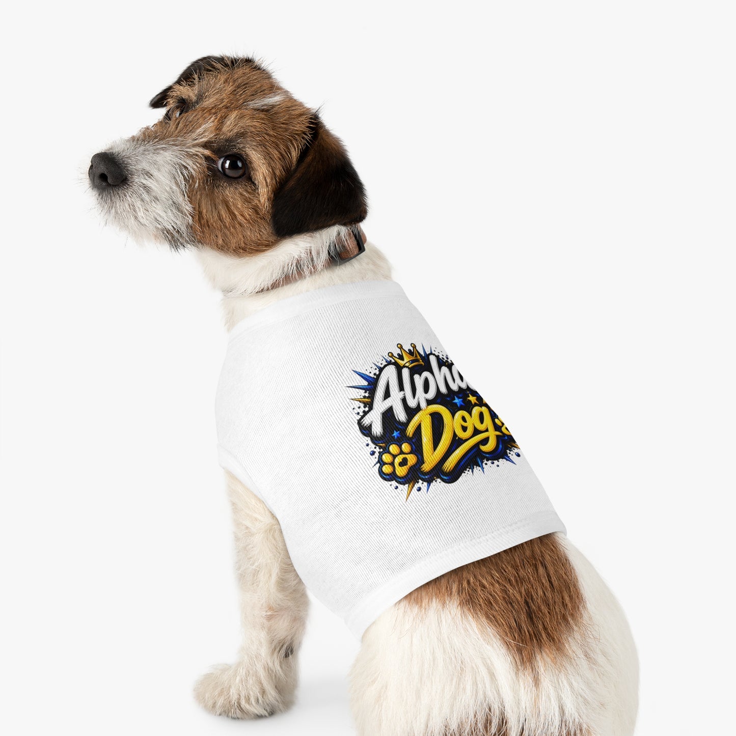 Alpha Dog Pet Tank Top — Bold Graphic Dog Shirt