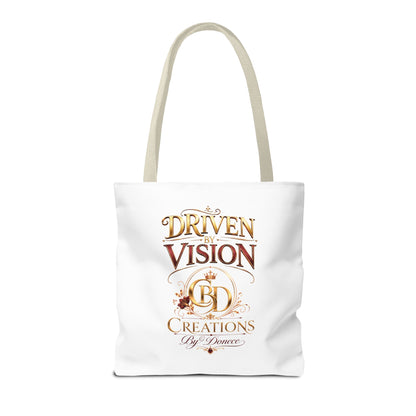 Driven by Vision Tote Bag — Branded BD Creations All-Over Print Tote