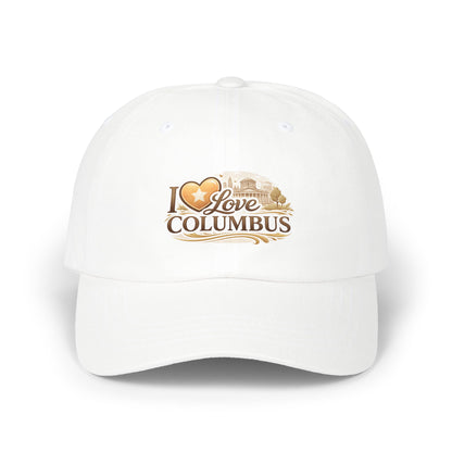 I Love Columbus Dad Cap — Casual City Souvenir Hat