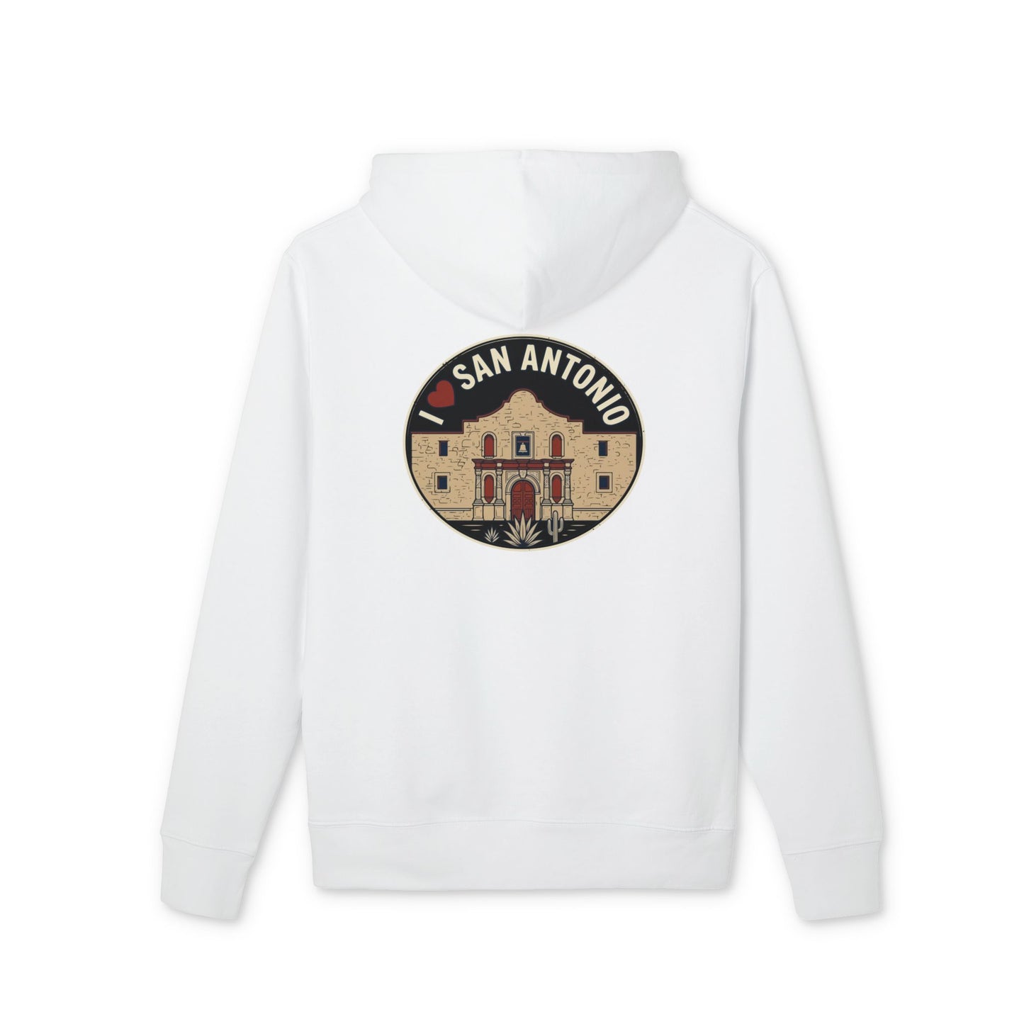 San Antonio Alamo Hoodie — Vintage Travel Graphic Pullover