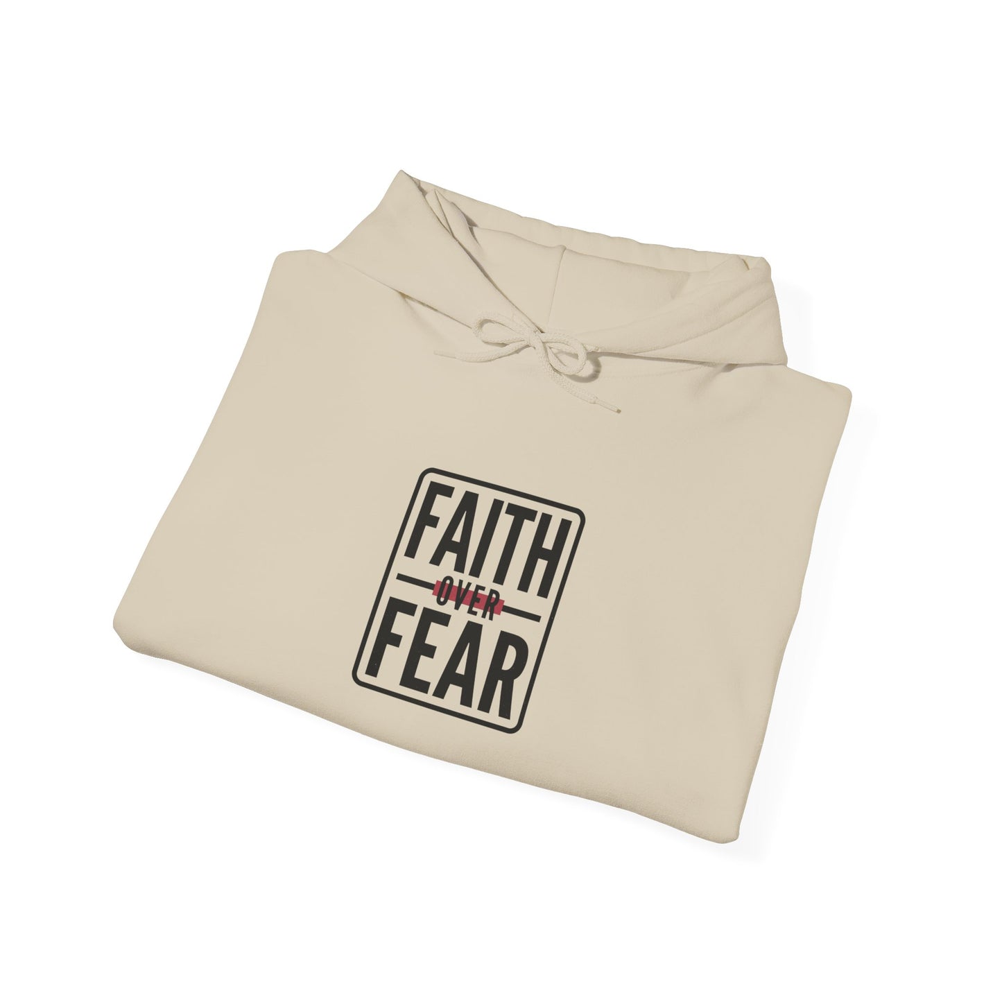 Faith Over Fear Hoodie | hometown pride, rivalry humor