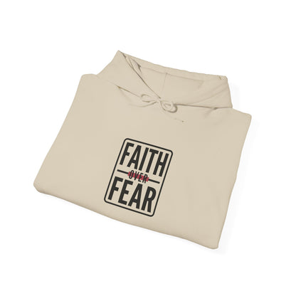 Faith Over Fear Hoodie | hometown pride, rivalry humor