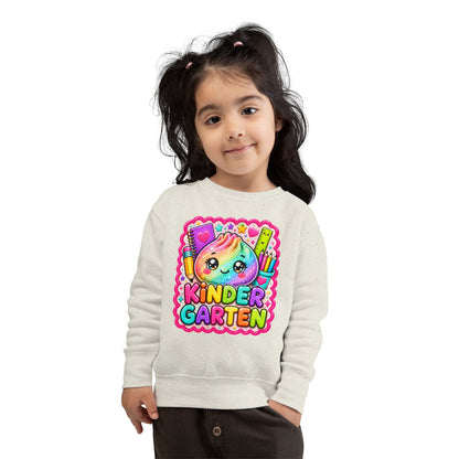 Kindergarten Cute Rainbow Character Toddler Sweatshirt
