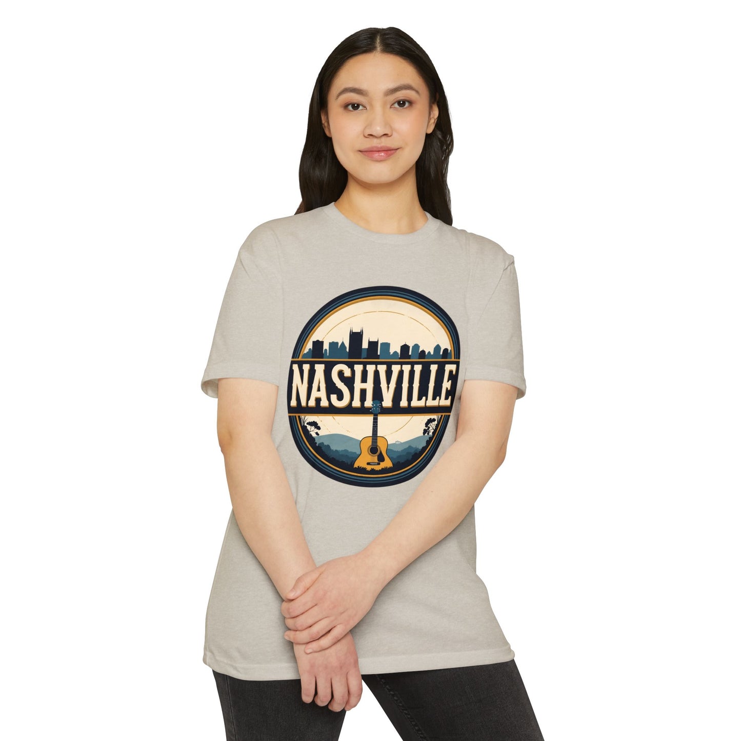 Nashville Skyline Guitar T-Shirt