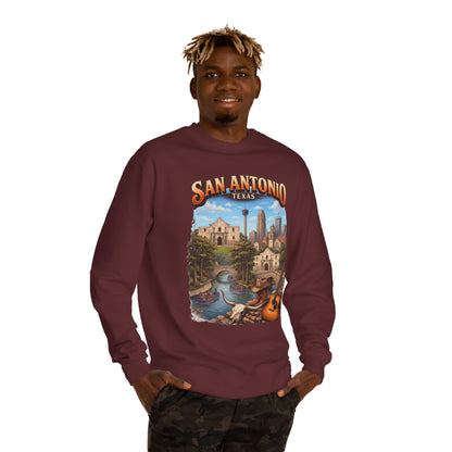 San Antonio Riverwalk Sweatshirt — Texas Travel Scenic Crewneck