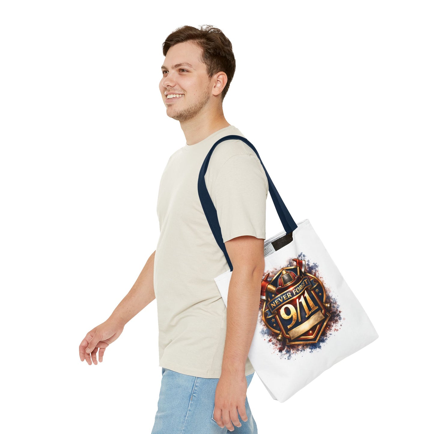 Never Forget 9/11 Memorial Tote Bag