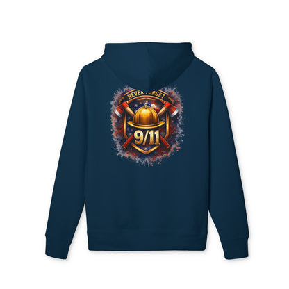 9/11 Never Forget Firefighter Tribute Hoodie