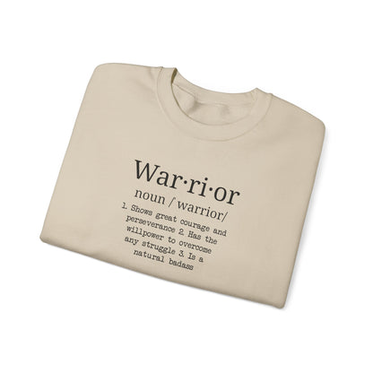 Warrior Definition  Sweatshirt