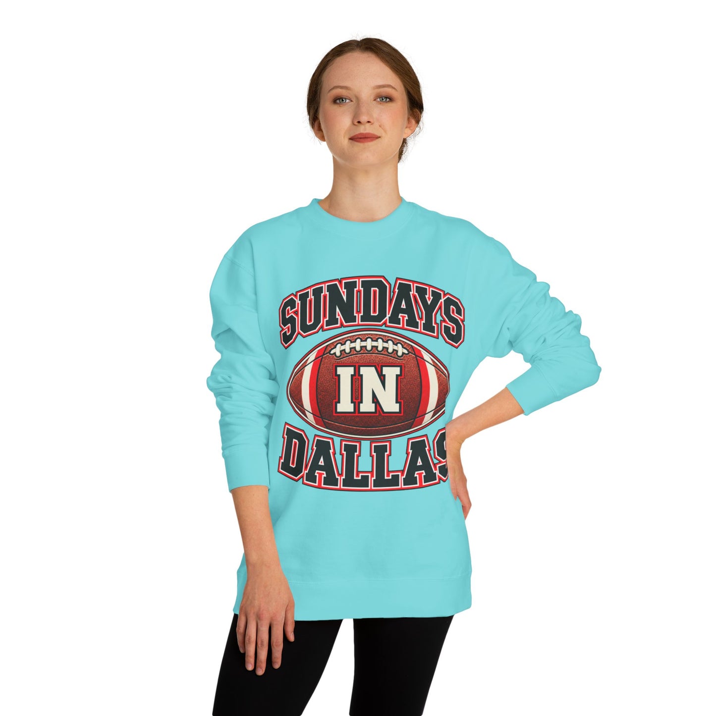 Sundays in Dallas Football Sweatshirt