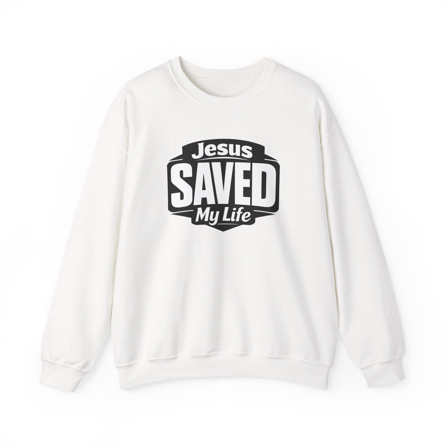 Jesus Saved My Life Crewneck Sweatshirt