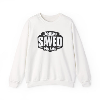 Jesus Saved My Life Crewneck Sweatshirt