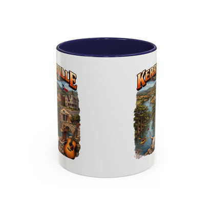 Kerrville Texas Souvenir Coffee Mug — Scenic Riverfront Design (11/15oz)