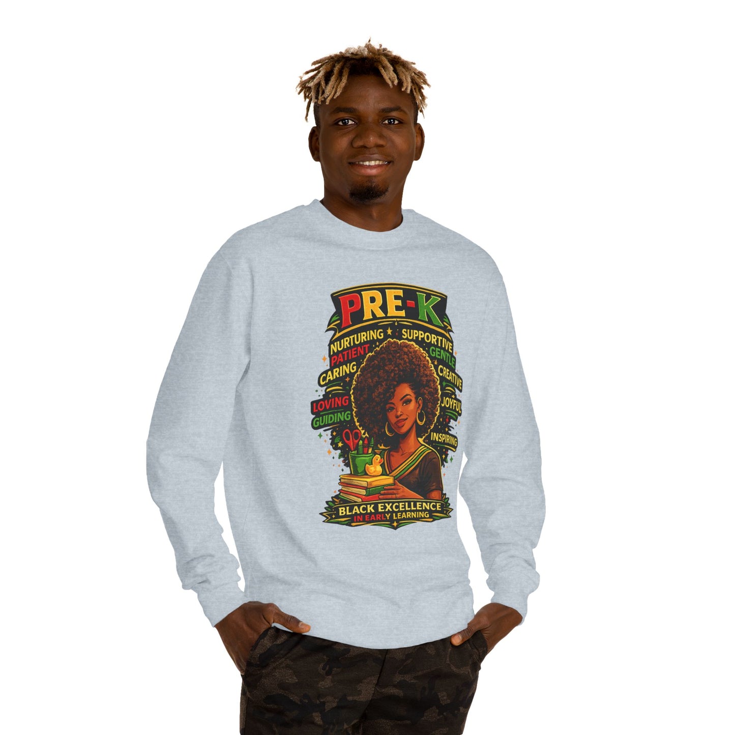 PRE-K Black Excellence Sweatshirt — Nurturing Early Learning Crewneck