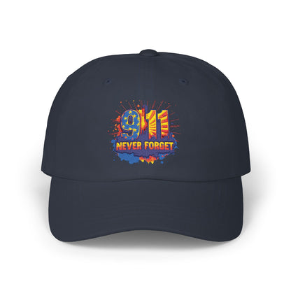 9/11 Never Forget Dad Cap - Memorial Tribute Baseball Hat