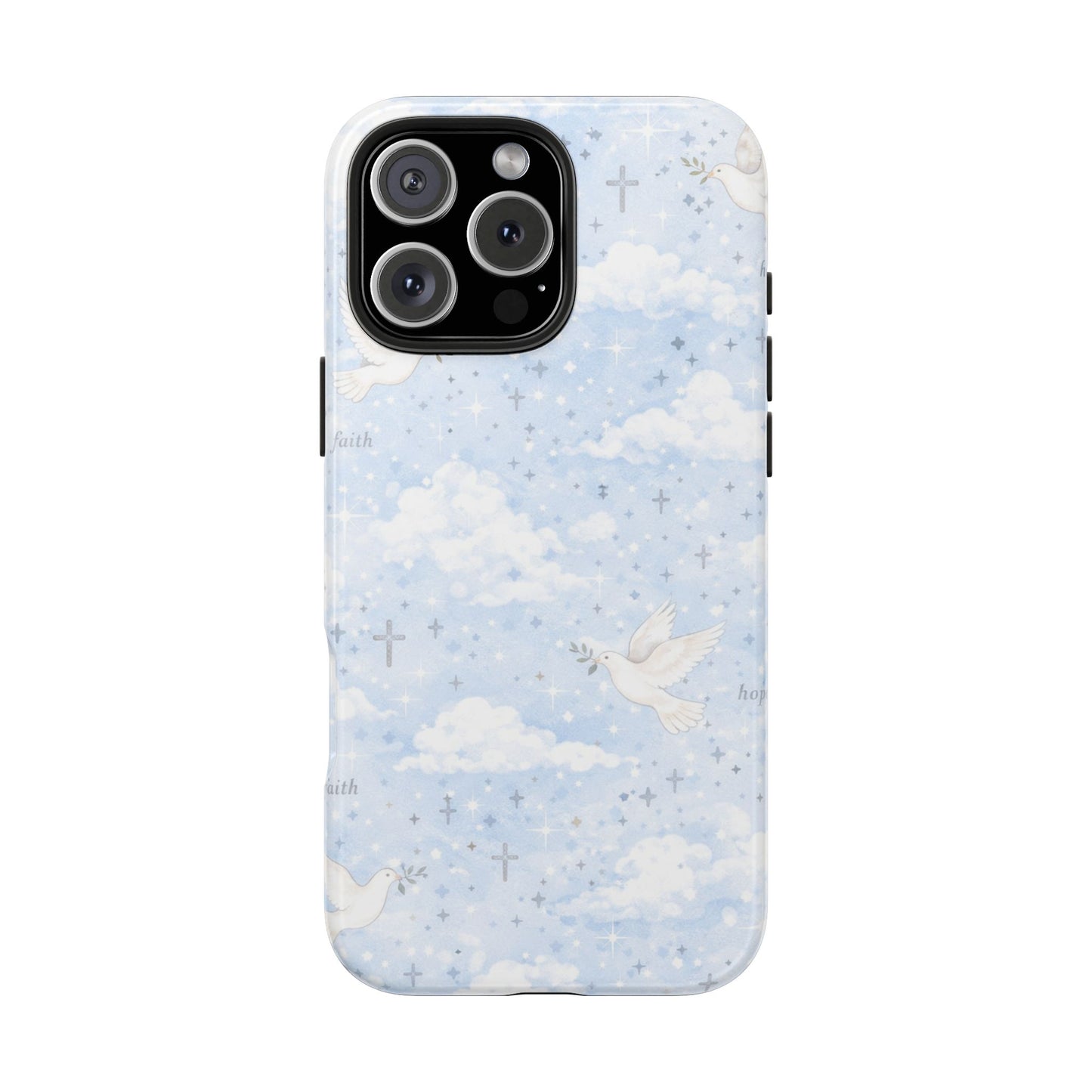 Hope Faith Phone Case | Christian floral iPhone Case