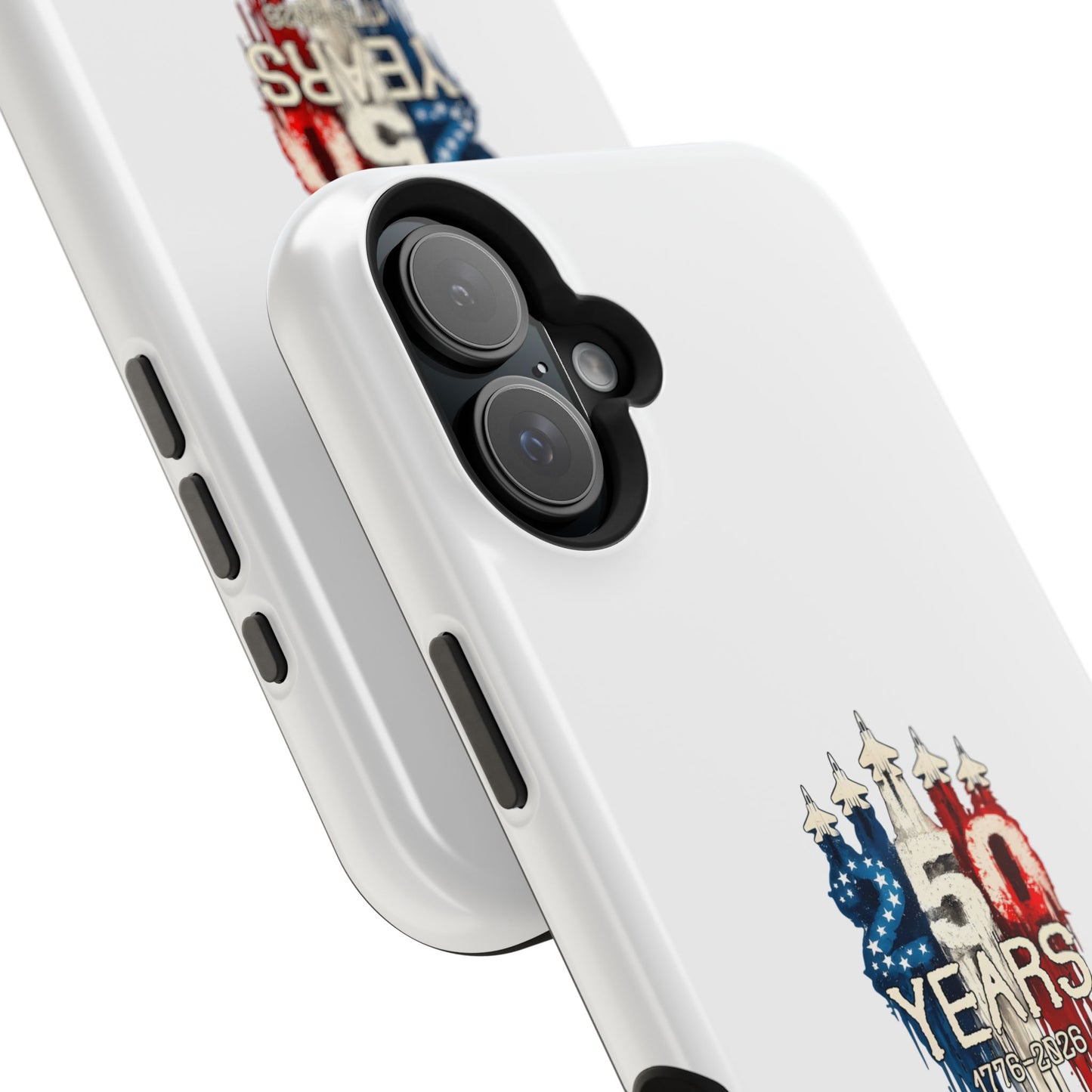 50 Years Patriotic iPhone Case — American Flag Anniversary Magnetic Impact-Resistant Case