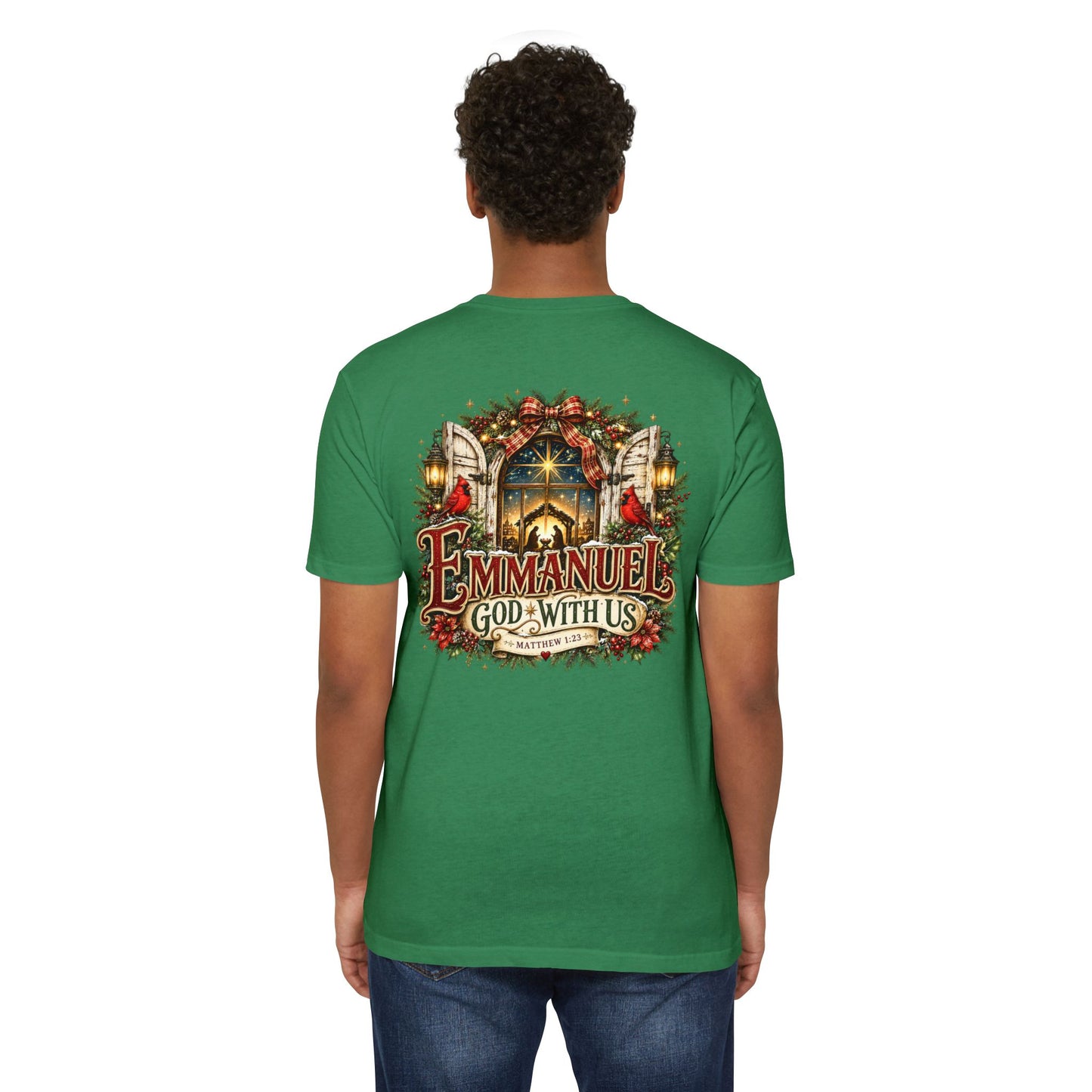 Emmanuel "God With Us" Christmas T-Shirt