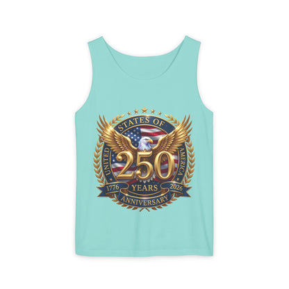 250 Years Anniversary Eagle Tank Top — United States Bicentennial Celebration Tee