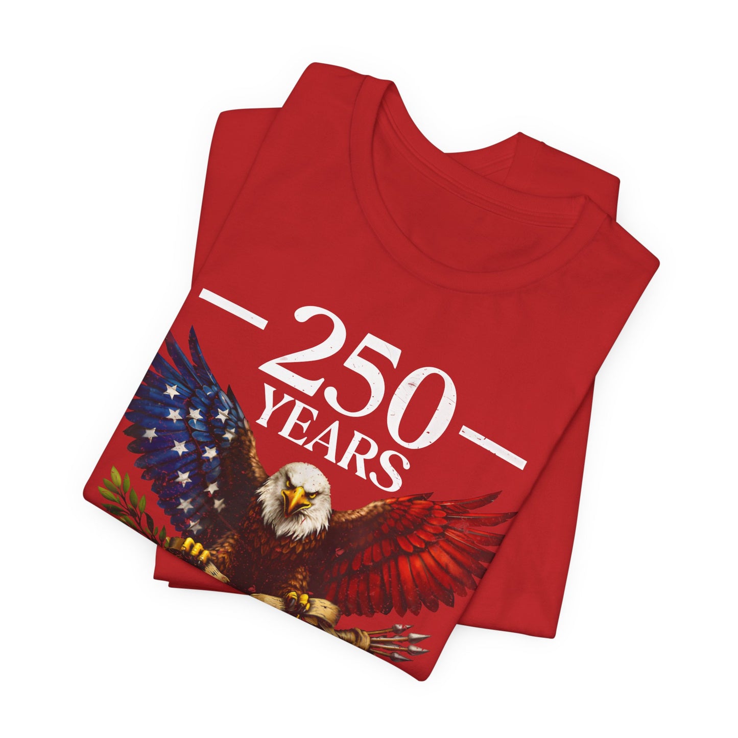 250 Years USA Eagle T-Shirt — 1776–2026 Patriotic Anniversary Tee