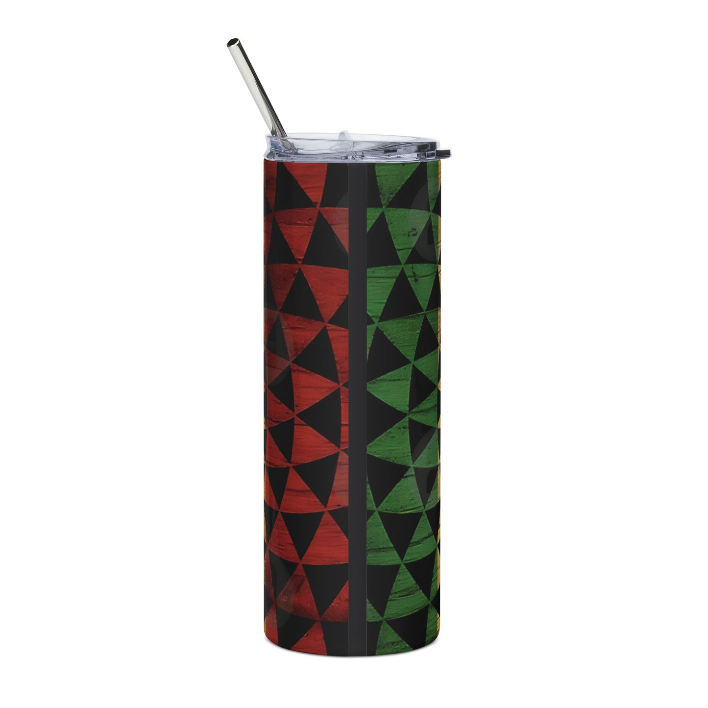 Juneteenth Stainless Steel Tumbler — 20oz Afrocentric Travel Mug