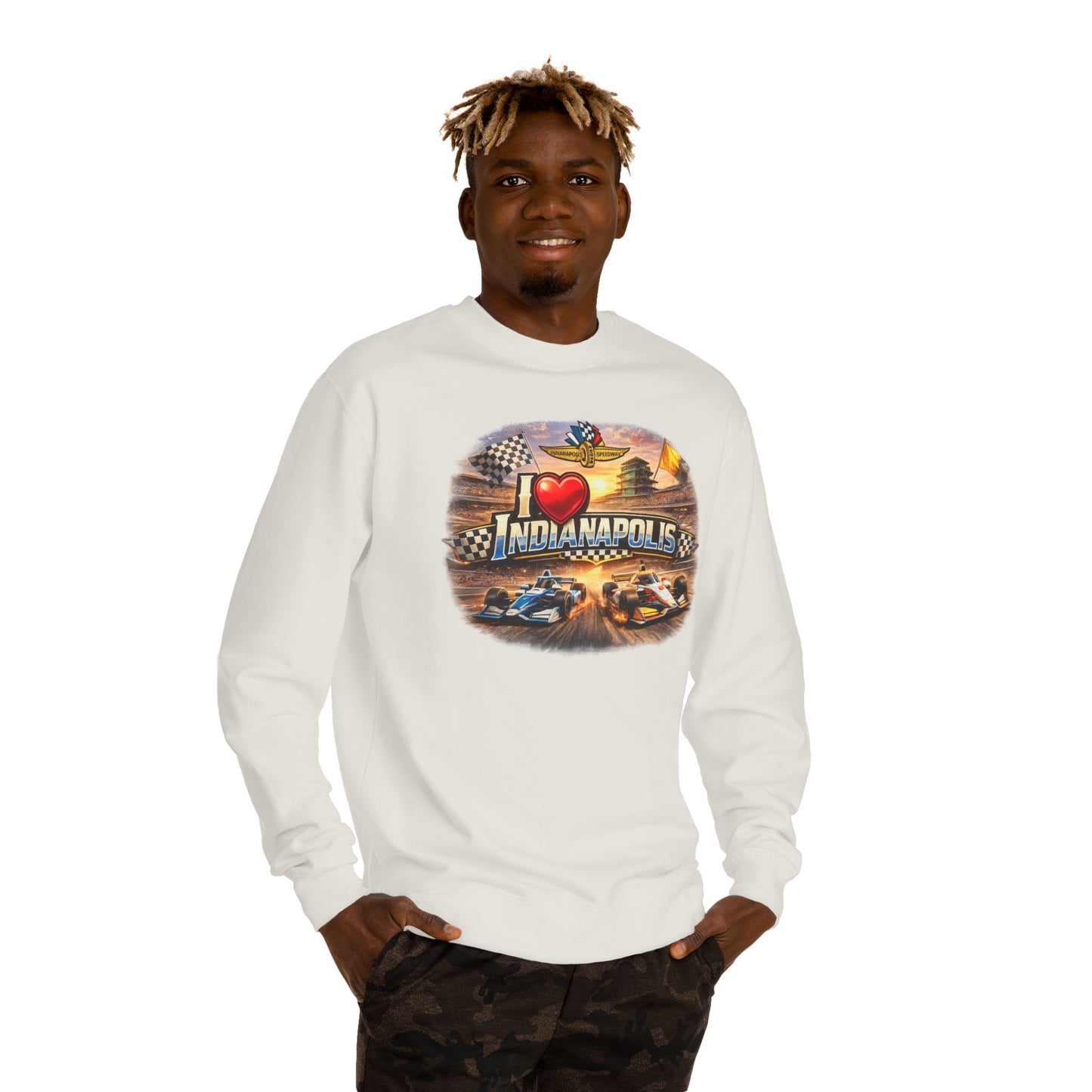 I Heart Indianapolis Racing Crewneck Sweatshirt