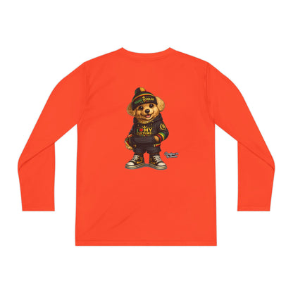 Youth Long Sleeve Tee — Streetwear Teddy Bear Graphic