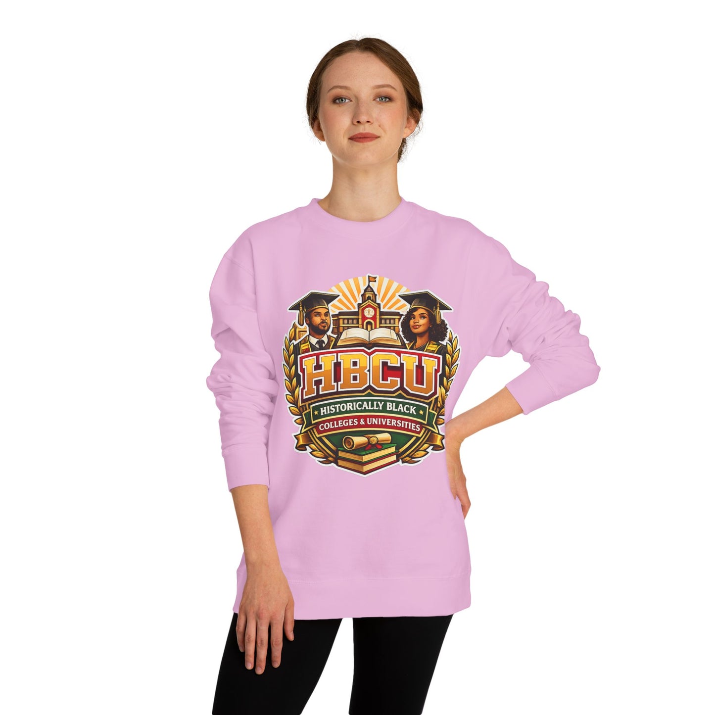 HBCU Crest Sweatshirt — Historically Black Colleges & Universities Crewneck