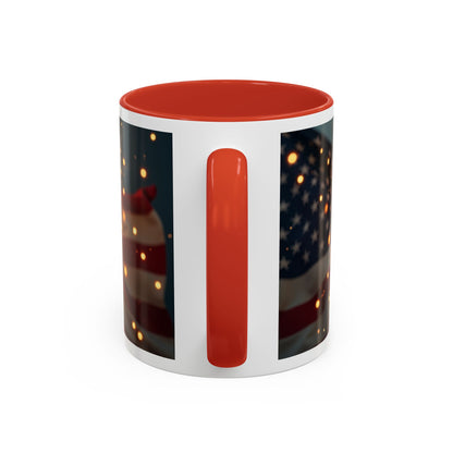 250 Years Commemorative Coffee Mug — Patriotic Eagle & American Flag Accent (11/15oz)