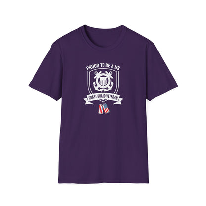 Proud to Be a US Coast Guard Veteran T-Shirt