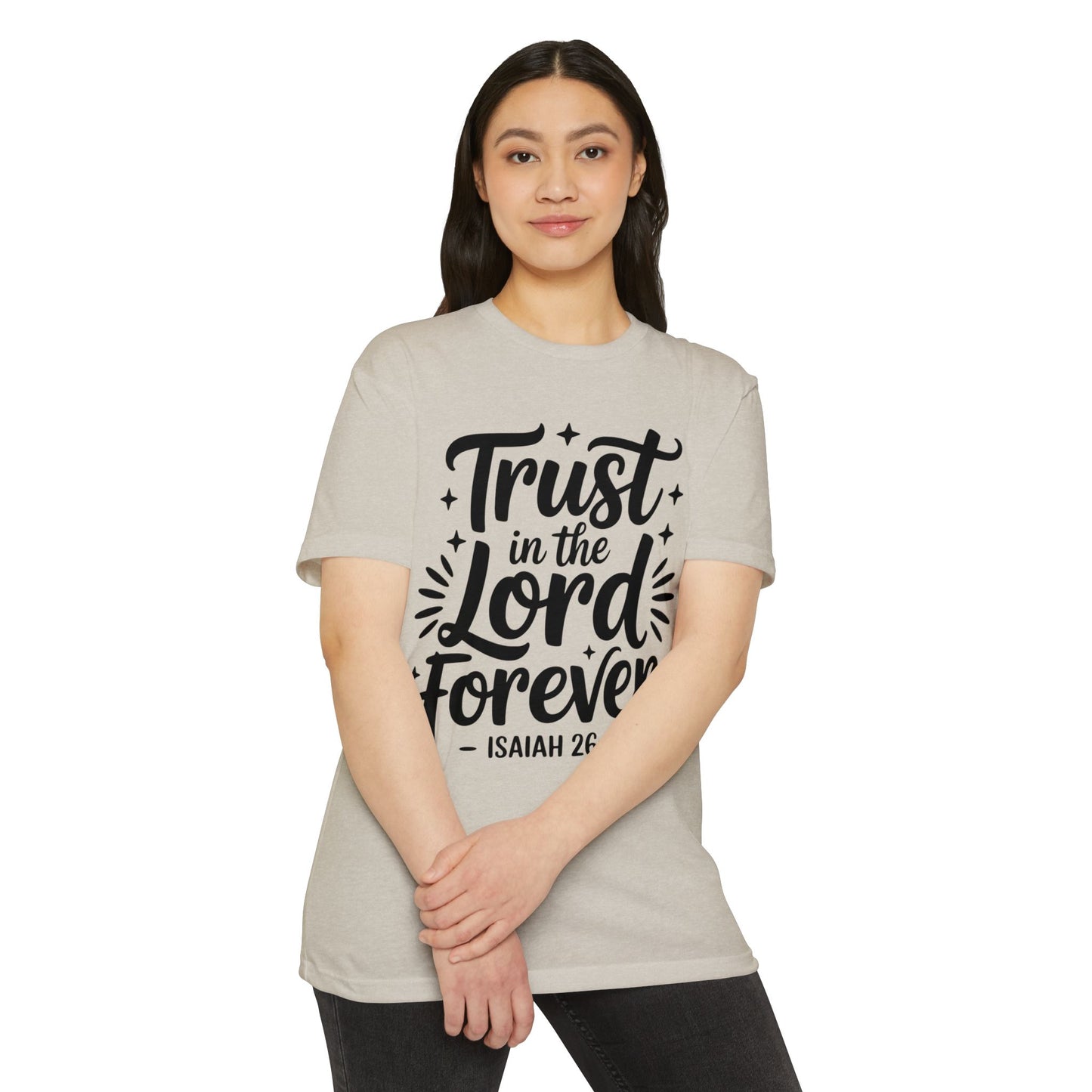Trust in the Lord Forever T-Shirt — Isaiah 26:4 Christian Faith Tee