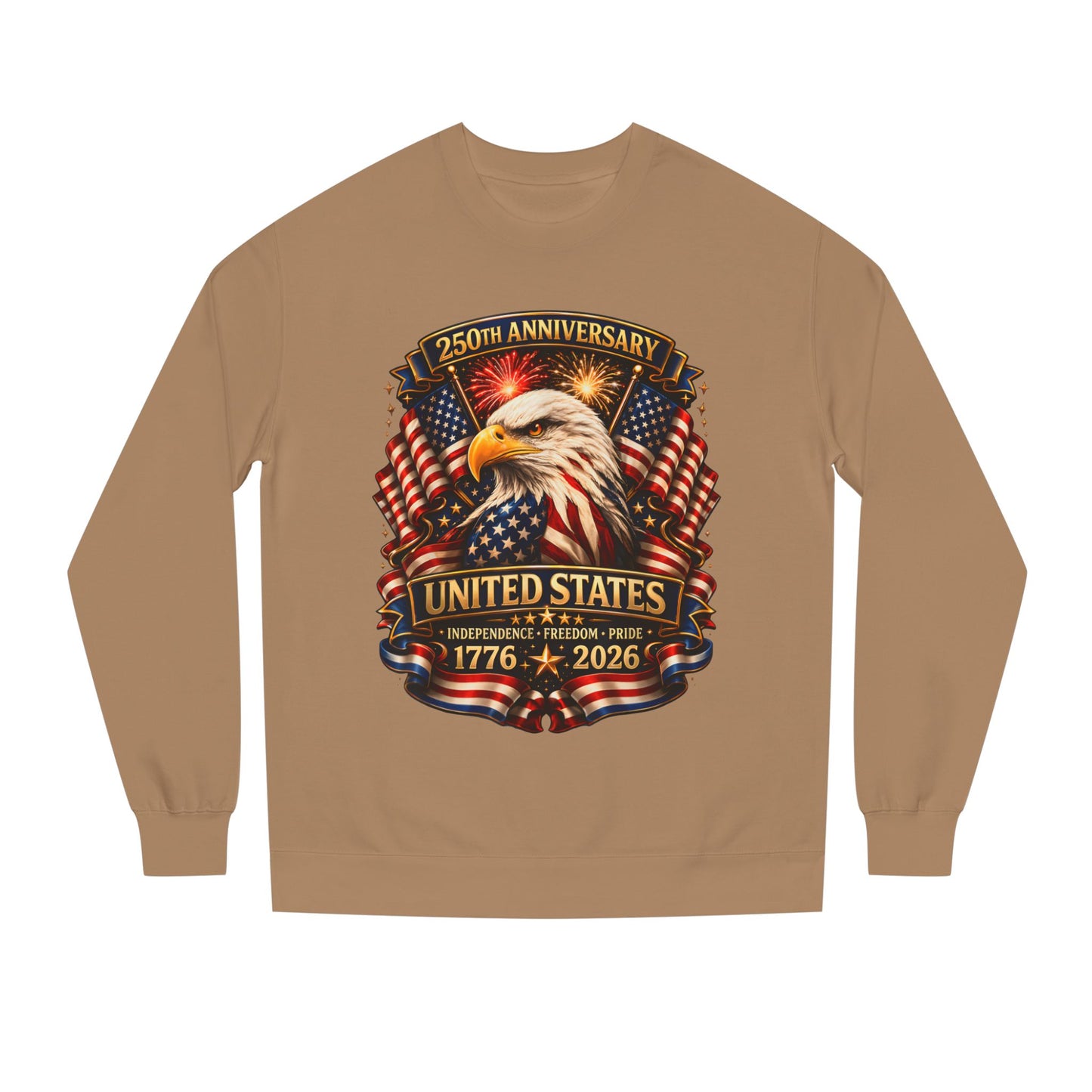 250th Anniversary United States Eagle Sweatshirt – 1776–2026 Patriotic Crewneck