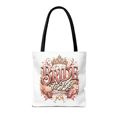 Bride-to-Be Floral Tote Bag - Bachelorette Gift & Bridal Shower Accessory