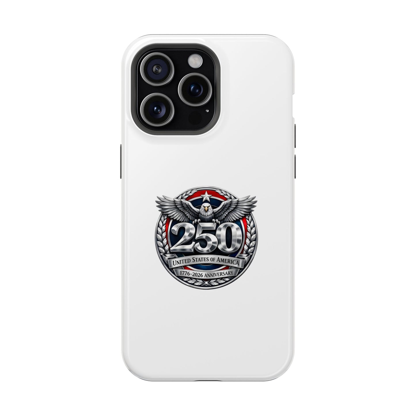 iPhone Magnetic Impact Case — 250th Anniversary Eagle Badge Design